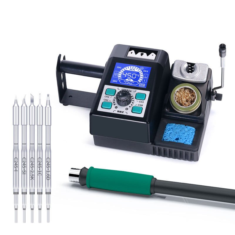 YIHUA 982 Repair Heating Soldering Iron Station – Compatible with C210 Solder Iron Handle for Electronic Welding Rework
