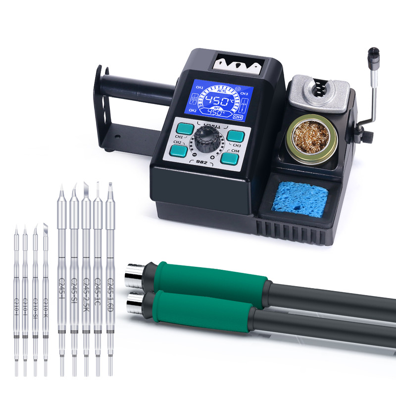 YIHUA 982 Repair Heating Soldering Iron Station – Compatible with C210 Solder Iron Handle for Electronic Welding Rework
