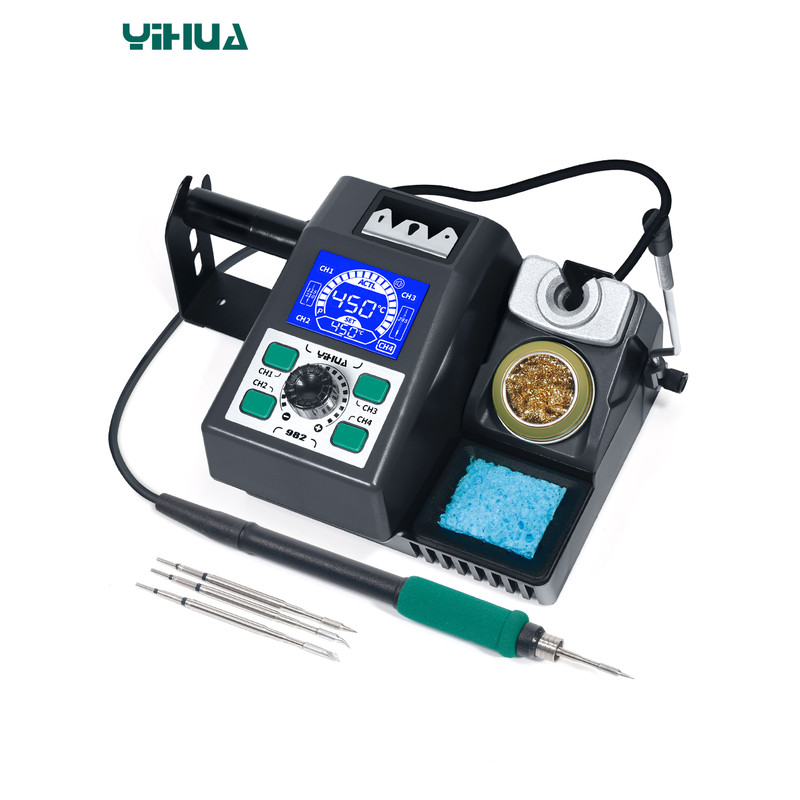 YIHUA 982 Repair Heating Soldering Iron Station – Compatible with C210 Solder Iron Handle for Electronic Welding Rework