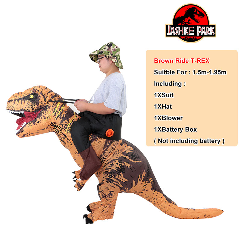 TREX Monster Inflatable Costume  BlowUp Dinosaur Cosplay Suit For Halloween Christmas  Parties Men  3