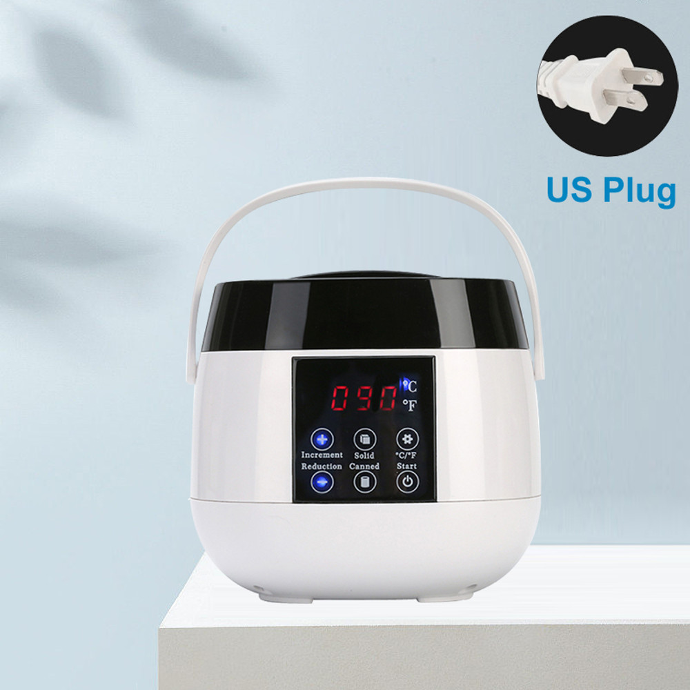 500ml Wax Heater Machine for Hair Removal – LCD Temperature Display Wax Warmer Pot for Depilatory Waxing Beans