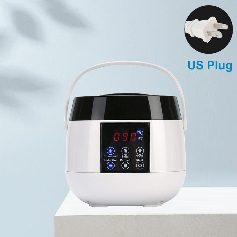 500ml Wax Heater Machine for Hair Removal – LCD Temperature Display Wax Warmer Pot for Depilatory Waxing Beans