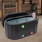 Inflatable Ice Bathtub 275L7265GAL Cold Water Therapy Tub For Athletes Portable PVC Bath Bucket W 3
