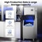 Commercial Ice Maker Machine Large Storage Bin, Auto Self-Cleaning, Perfect for Home, Bar & Business