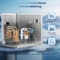 Commercial Ice Maker Machine Large Storage Bin, Auto Self-Cleaning, Perfect for Home, Bar & Business