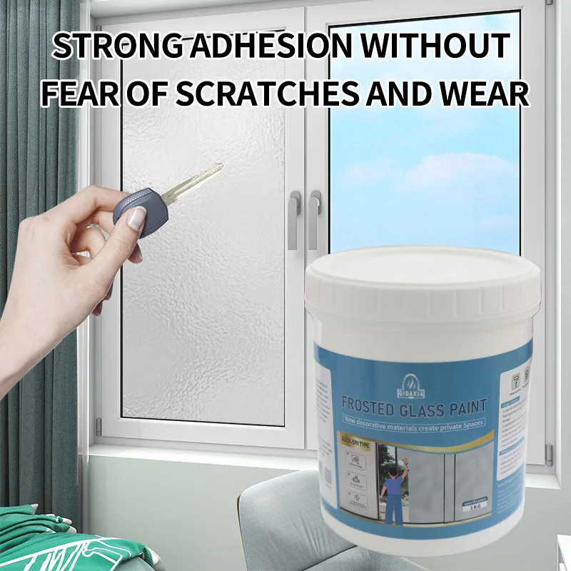 Matte Glass Paint Opaque WaterBased Coating For Window Sandblasting Transparent To Frosted Finish 1