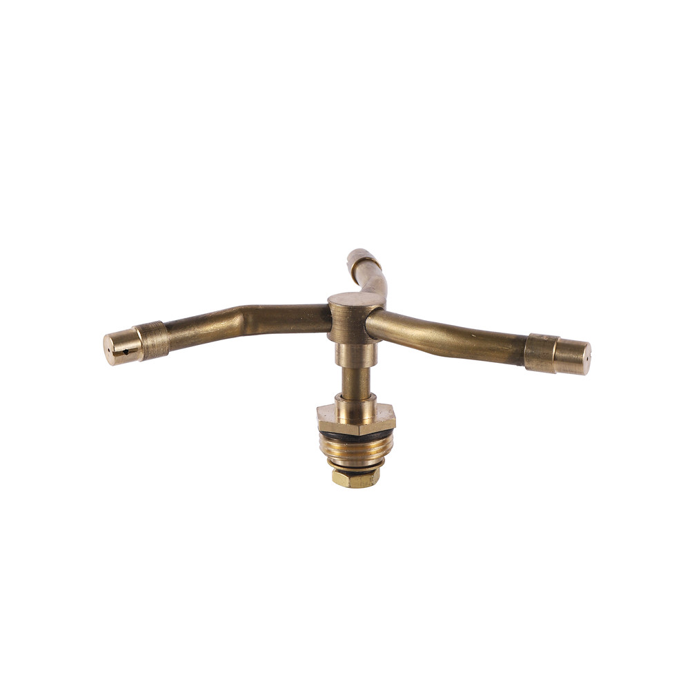 Automatic Rotating Sprinkler Copper 360 Lawn Irrigation Nozzle Durable Brass Watering Spray For Gar 3