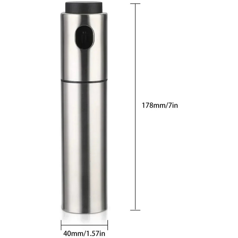 Oil Spray Diffuser Stainless Steel For Kitchen BBQ Dispenser Bottle Vinegar Squirt Container Fuel I 1