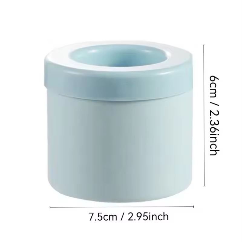 Premium Silicone Ice Cube Mold for Refrigerator, Round Ice Bucket Shape, DIY Summer Ice Maker for Home Use
