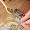 Manual Pepper Mill Salt Shaker, Novelty Thumb Push Grinder, Portable Stainless Steel Spice Mill for Barbecue and Kitchen