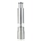 Manual Pepper Mill Salt Shaker, Novelty Thumb Push Grinder, Portable Stainless Steel Spice Mill for Barbecue and Kitchen