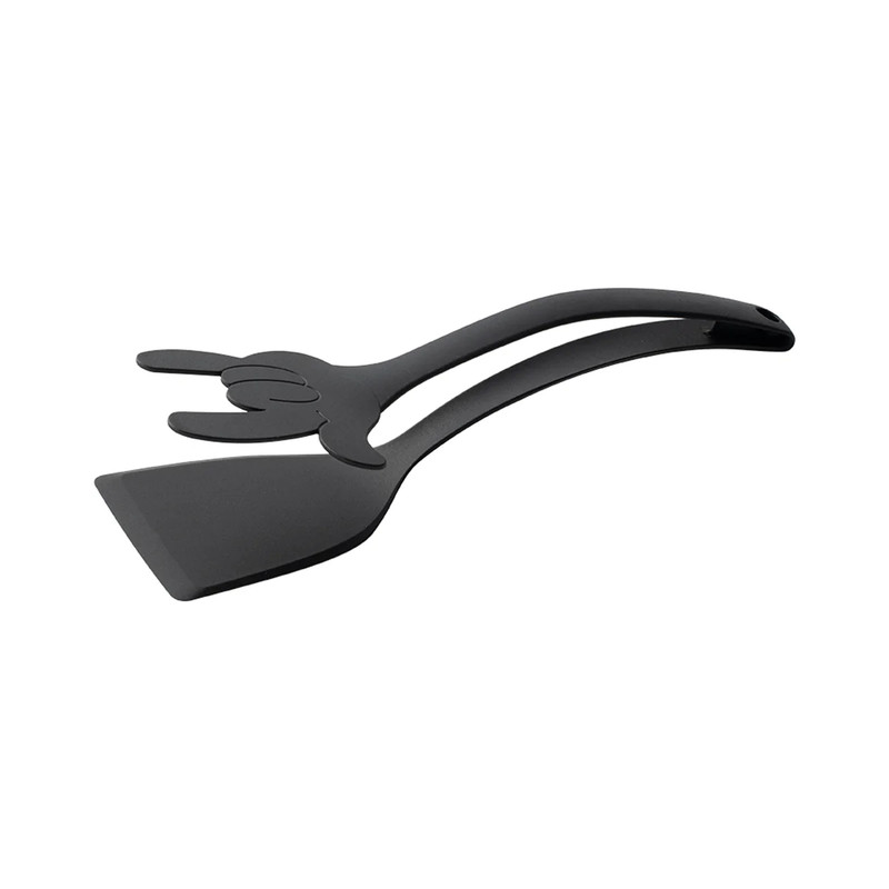Silicone Grip Shovel Clip Flip Tongs Spatula Clamp For Egg Steak Pancake Fried Turners Cooking Tool 8