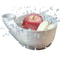 Portable Vegetable Washer Fruit Wash Bowl, Food Washing Spinner, Kitchen Auto Cleaning Machine for Quick Draining