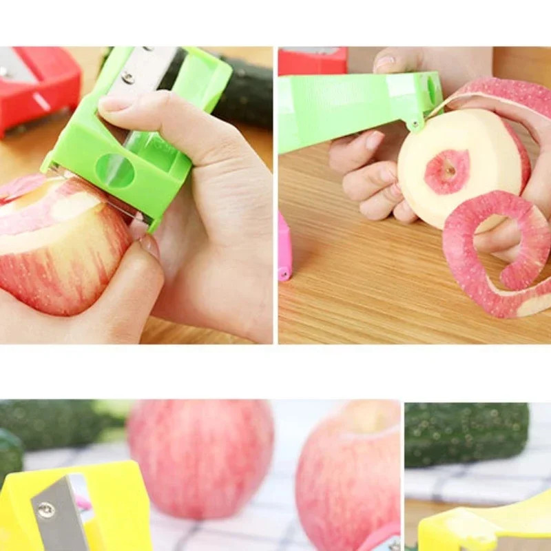 Beauty Cucumber Slicer Knife Sharpener, Kitchen Accessories Peeler, Fruit Curling Beauty Tools for Home Use