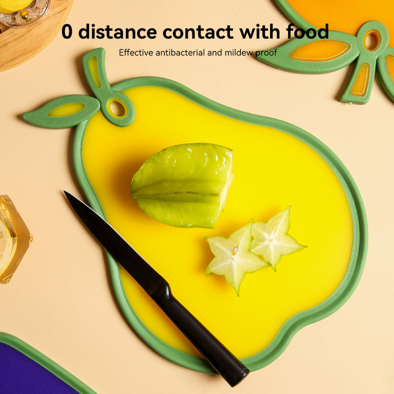 PP Material Fruit Shape Cutting Block For Vegetables Slice Chopping Boards Mincing Flutto Kitchen C 2