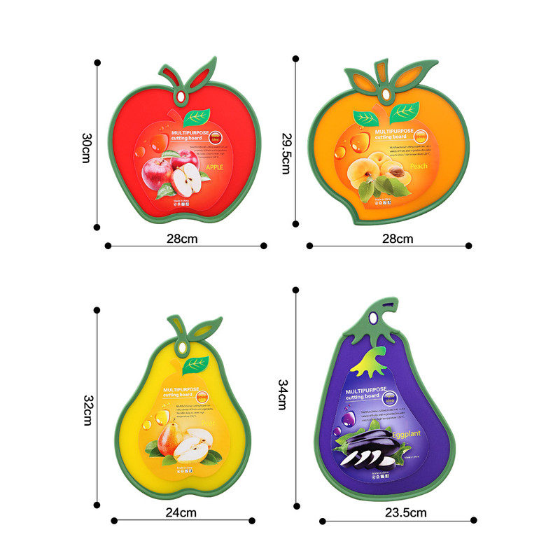 PP Material Fruit Shape Cutting Block For Vegetables Slice Chopping Boards Mincing Flutto Kitchen C 5
