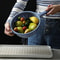 Plastic Sink Water Filter Drainer Basket, Food Washing Colander Bowl, Vegetable Strainer with Handle