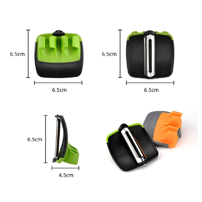 Swift Hand Palm Vegetable Fruit Peeler, Multifunctional Slicer Tool, Kitchen Helper for Quick Peeling