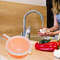 Fruit Vegetable Strainer Basket Kitchen, Double Layer Drainage Colander Bowl, Handled Pasta Strainer Vegetable Wash Bowl