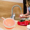 Fruit Vegetable Strainer Basket Kitchen, Double Layer Drainage Colander Bowl, Handled Pasta Strainer Vegetable Wash Bowl