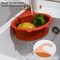 Cartoon Cat Sink Strainer for Kitchen, Round Fruit Vegetable Drainer, Basket Filter Shelf, Sponge Holder Organizer