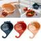 Cartoon Cat Sink Strainer for Kitchen, Round Fruit Vegetable Drainer, Basket Filter Shelf, Sponge Holder Organizer