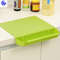 Two in One Cutting Board with Vegetable Slot, Candy Color Kitchen Storage, Plastic Thickened Fruit Cutting Board