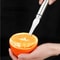 Citrus Peeler Knife for Orange Lemon Grapefruit, Manual Stainless Steel Corer Cutter, Kitchen Fruit Peeling Tool