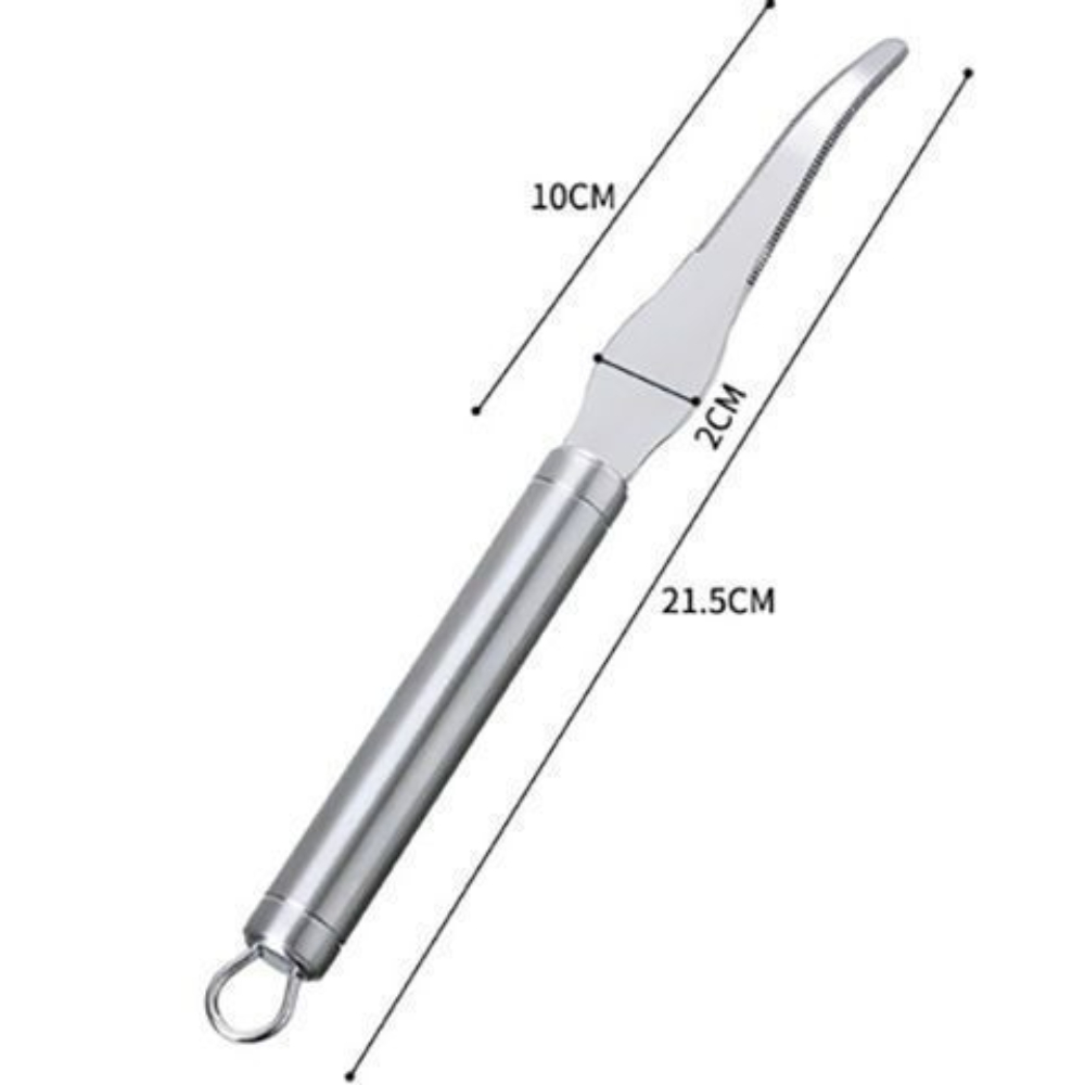 Citrus Peeler Knife for Orange Lemon Grapefruit, Manual Stainless Steel Corer Cutter, Kitchen Fruit Peeling Tool