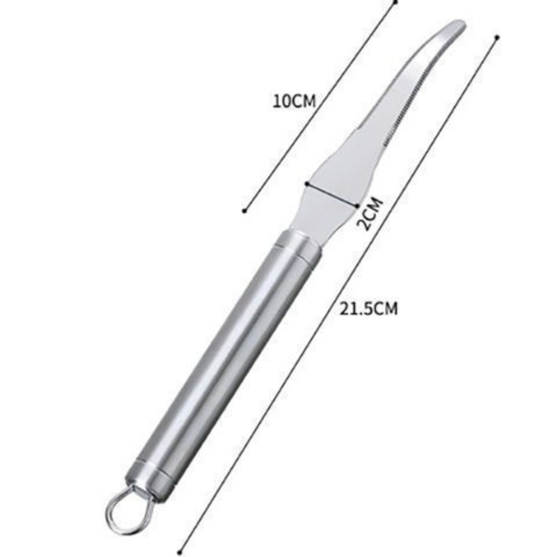 Citrus Peeler Knife for Orange Lemon Grapefruit, Manual Stainless Steel Corer Cutter, Kitchen Fruit Peeling Tool