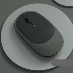 ergonomic 2.4g wireless silent mouse bluetooth-compatible, usb rechargeable mice, adjustable dpi for gaming and office