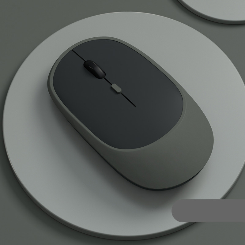 Ergonomic 2.4G Wireless Silent Mouse Bluetooth-Compatible, USB Rechargeable Mice, Adjustable DPI for Gaming and Office