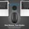 Ergonomic 2.4G Wireless Silent Mouse Bluetooth-Compatible, USB Rechargeable Mice, Adjustable DPI for Gaming and Office