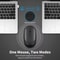 Ergonomic 2.4G Wireless Silent Mouse Bluetooth-Compatible, USB Rechargeable Mice, Adjustable DPI for Gaming and Office
