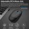 Ergonomic 2.4G Wireless Silent Mouse Bluetooth-Compatible, USB Rechargeable Mice, Adjustable DPI for Gaming and Office