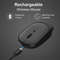 Ergonomic 2.4G Wireless Silent Mouse Bluetooth-Compatible, USB Rechargeable Mice, Adjustable DPI for Gaming and Office