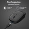Ergonomic 2.4G Wireless Silent Mouse Bluetooth-Compatible, USB Rechargeable Mice, Adjustable DPI for Gaming and Office