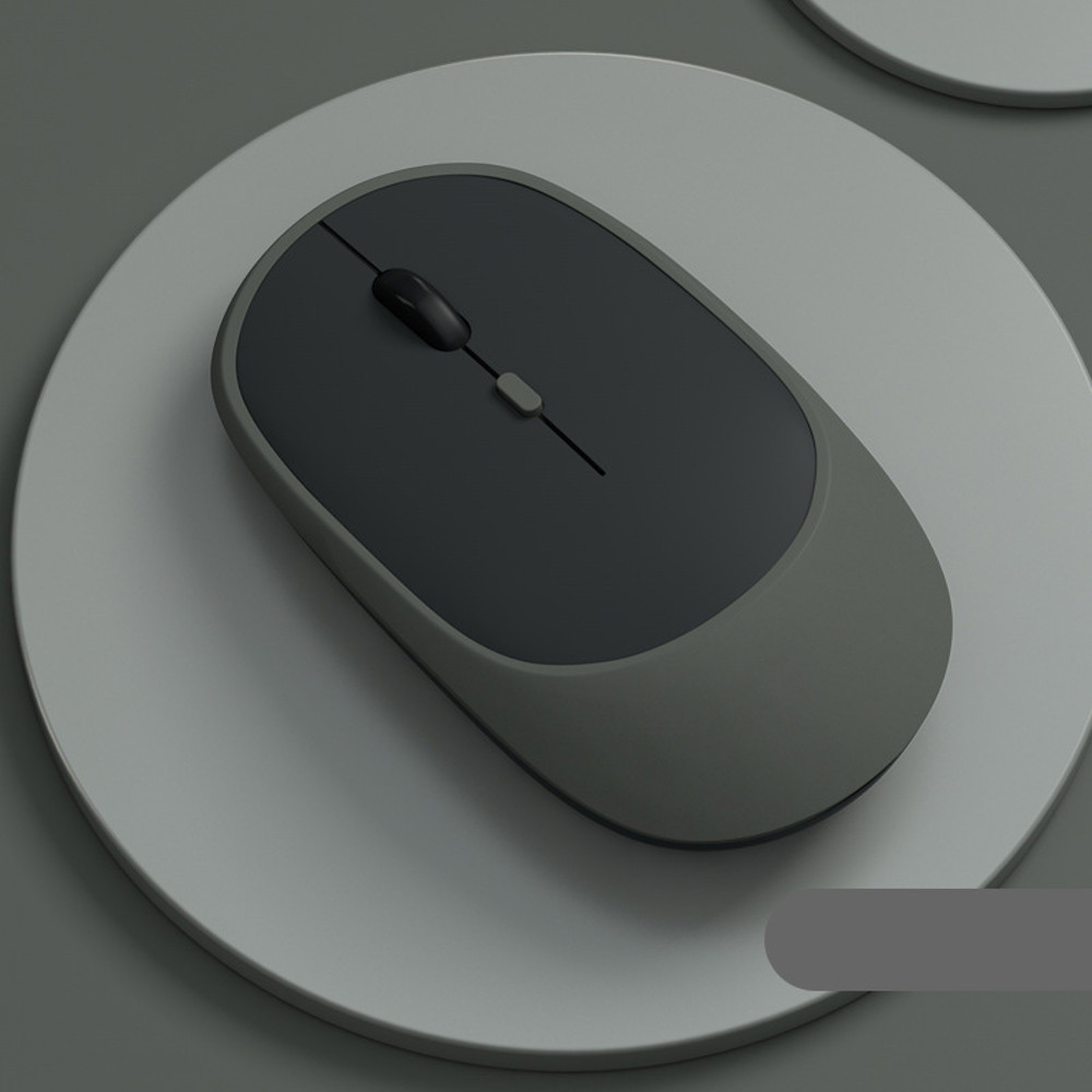 Ergonomic 2.4G Wireless Silent Mouse Bluetooth-Compatible, USB Rechargeable Mice, Adjustable DPI for Gaming and Office