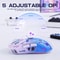 A2 Transparent RGB Wireless Gaming Mouse, BT , 2.4G, Digital Display, Rechargeable, PixArt Sensor, Adjustable DP