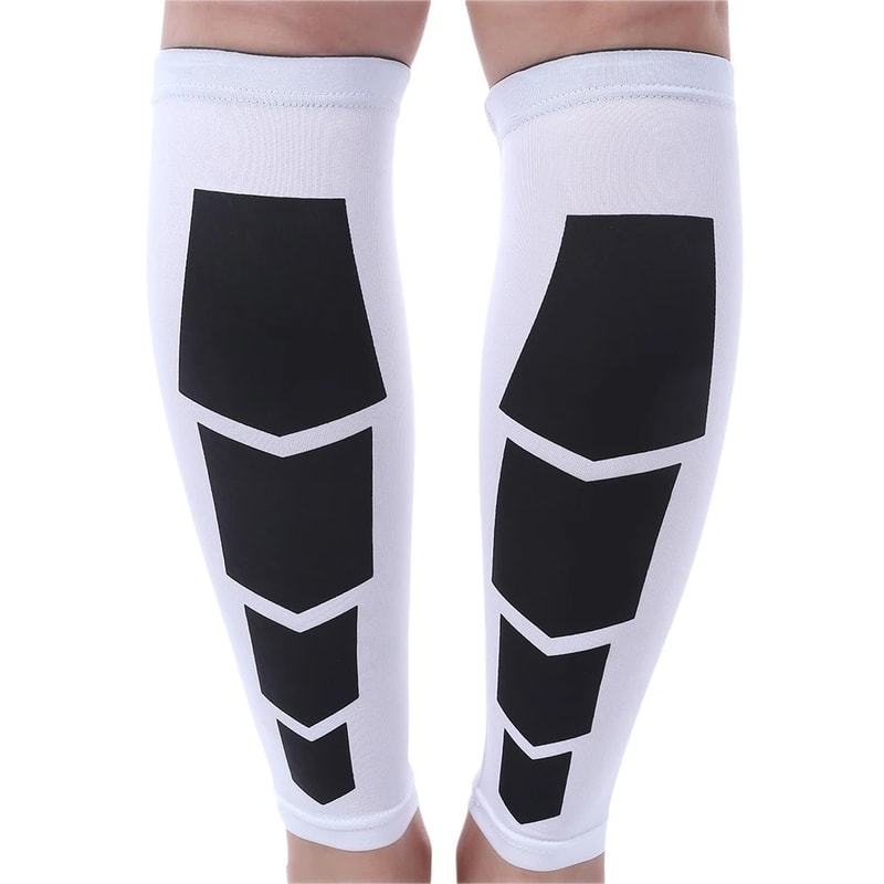 Sports Compression Calf Guards, Leg Compression Socks for Runners, Shin Splint & Calf Pain Relief