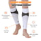 Running Leg Compression Sleeves 1 Pair, Shin Splint Calf Compression Sleeve, Footless Socks for Men and Women