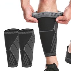 calf compression sleeves for men women, shin splint support leg compression socks, varicose vein pain relief
