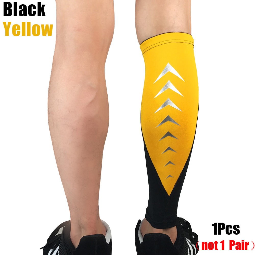 Sport Compression Calf Sleeves 1Pcs, Running Calf Guards, Leg Compression Sock for Shin Splint and Varicose Vein Relief