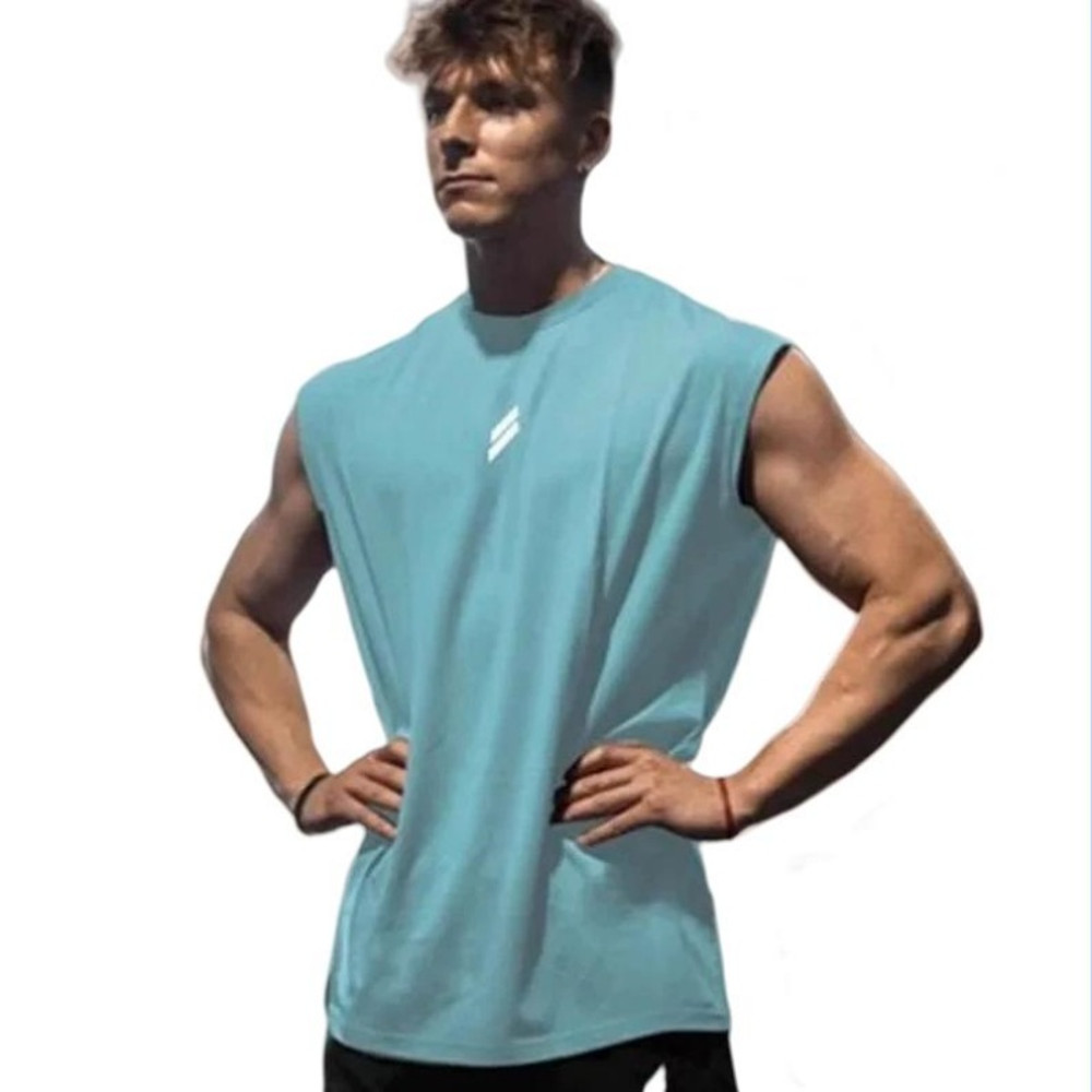 NEW Summer Fitness Sports Tank Top Men, Breathable, Training Sleeveless T-shirt, Quick Drying Vest, Male Fitness