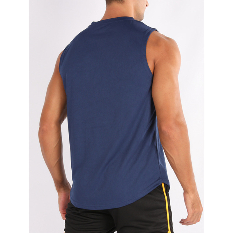 Summer Gym Vest Men Bodybuilding Sleeveless Sports Tank Top quick-drying mesh Fitness Running Tank Top Men Clothes