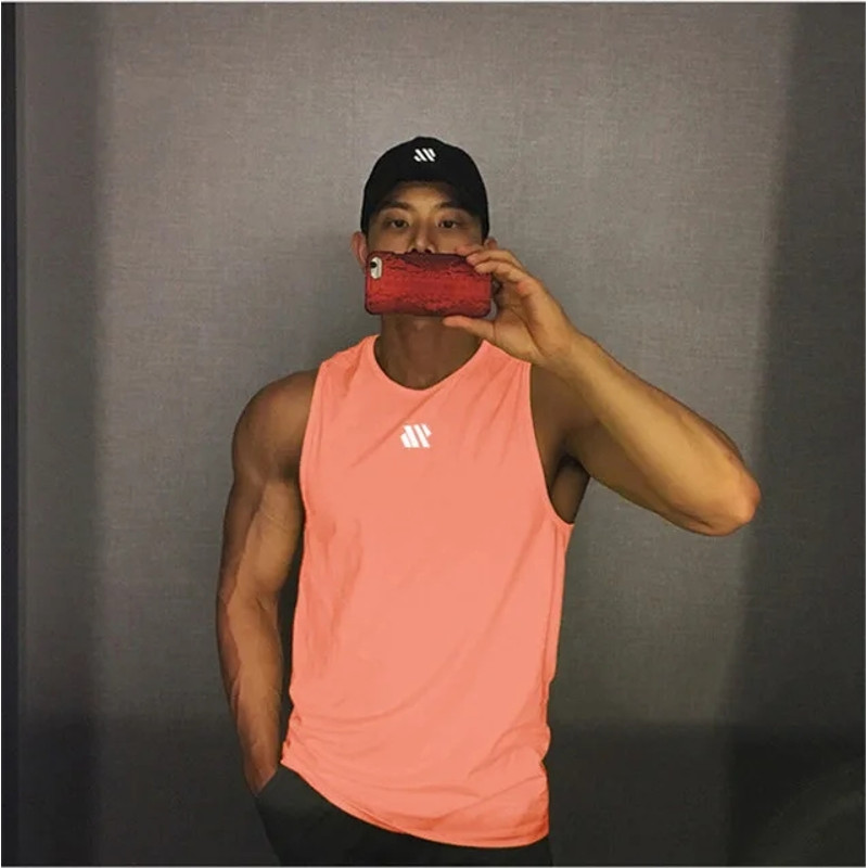 2024 Mens Mesh Breathable Fitness Tank Top, Running Vest Undershirt for Gym Workouts