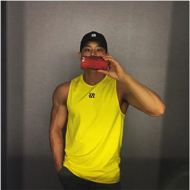 2024 Mens Mesh Breathable Fitness Tank Top, Running Vest Undershirt for Gym Workouts