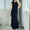 Summer Spring French Elegant Fragrance High-end Slimming Knitted Mermaid Dress, Hollow Fish Tail Knit Slimming Dress