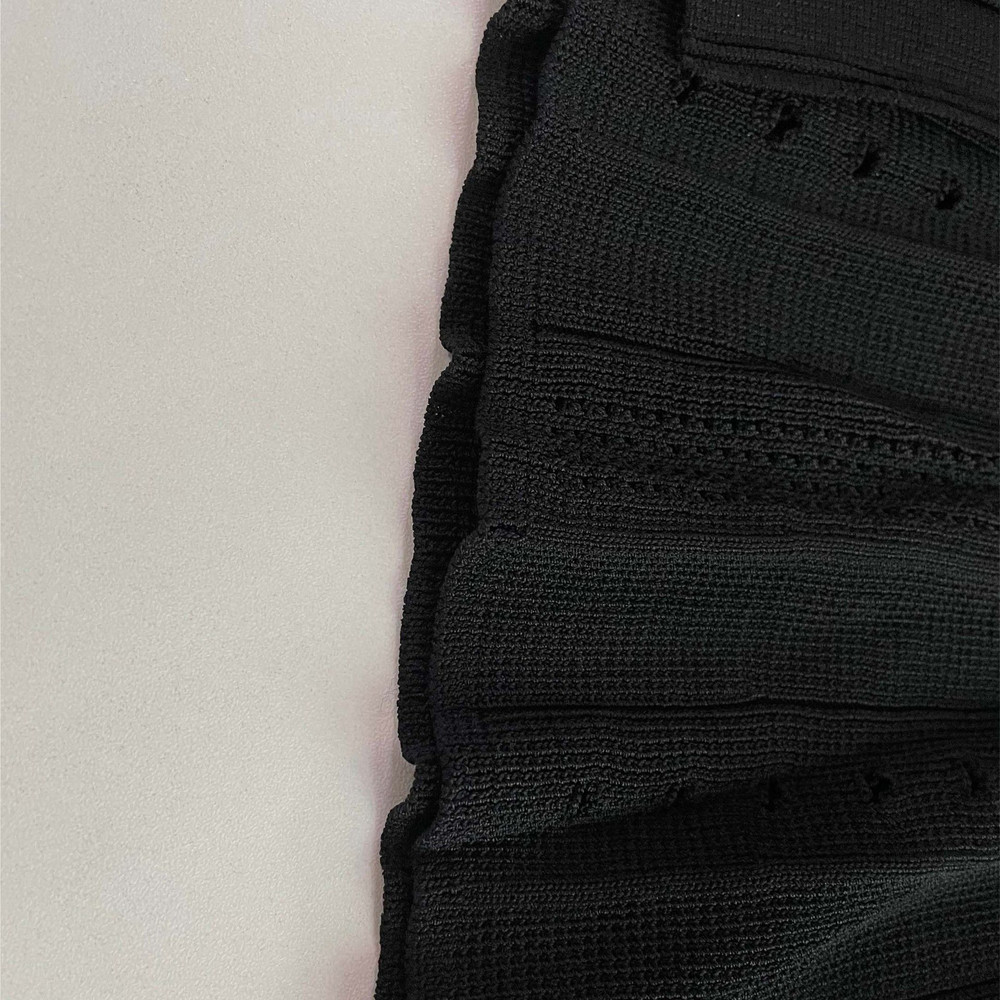 Summer Spring French Elegant Fragrance High-end Slimming Knitted Mermaid Dress, Hollow Fish Tail Knit Slimming Dress