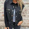 2025 Autumn Suede Jacket Long Sleeved Collar Jacket with Metal Zipper
